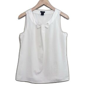 Ann Taylor Off White Sleeveless Blouse SP Small Petite